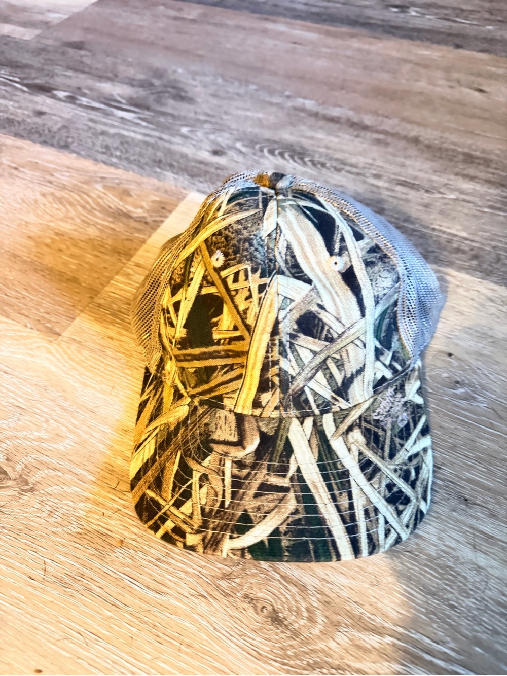 Camo Trucker Hat - Green & Tan